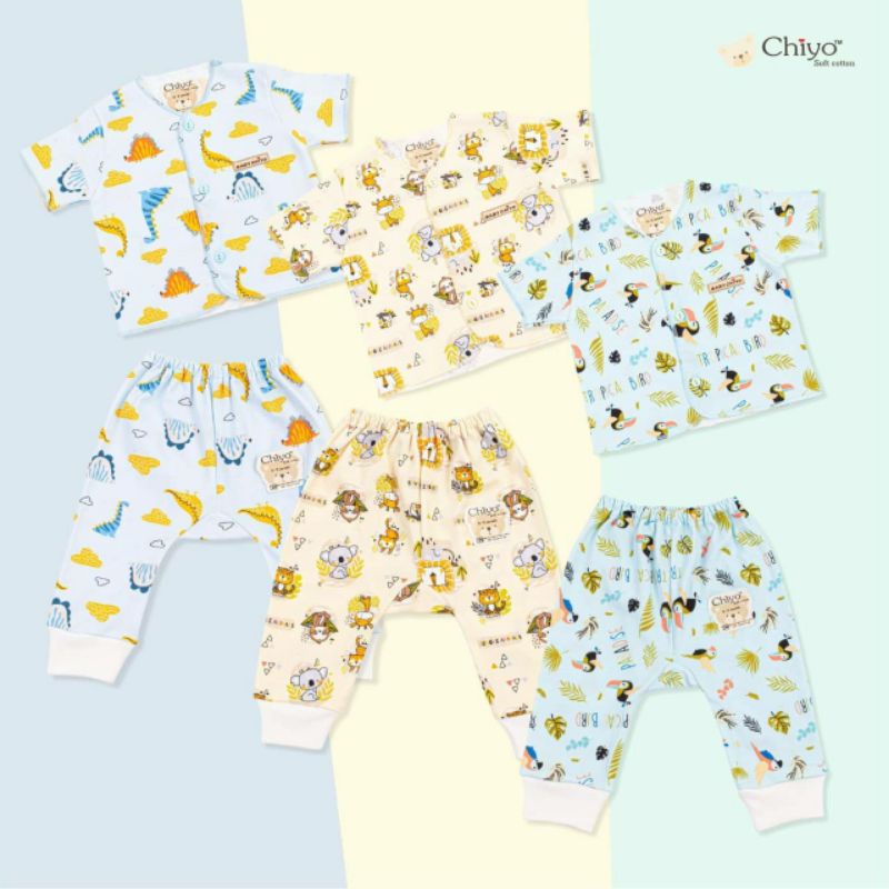 CHIYO BABY Setelan Pendek-Panjang Mix Animal