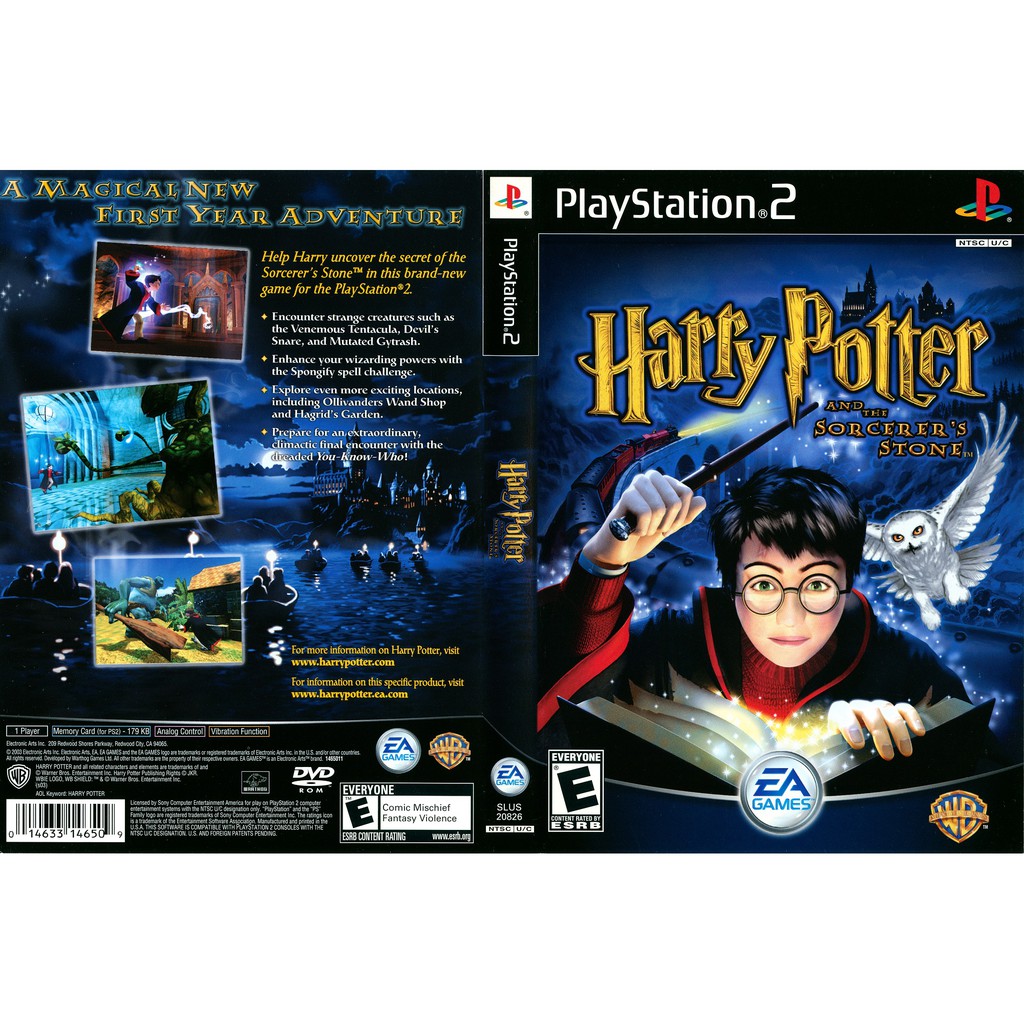 Kaset Ps2 Game Harry Potter and The Sorcerers Stone