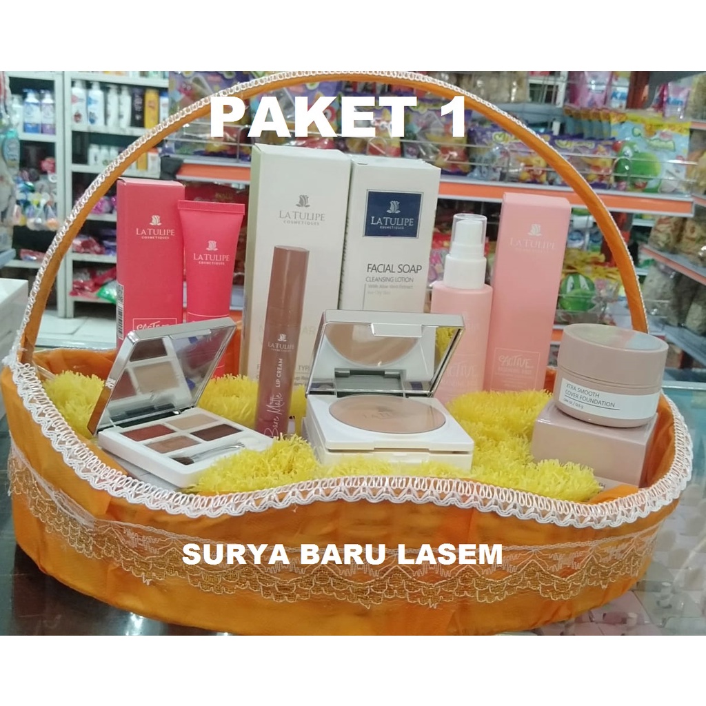 La Tulipe Paket Seserahan Kosmetik/ Paket Hantaran