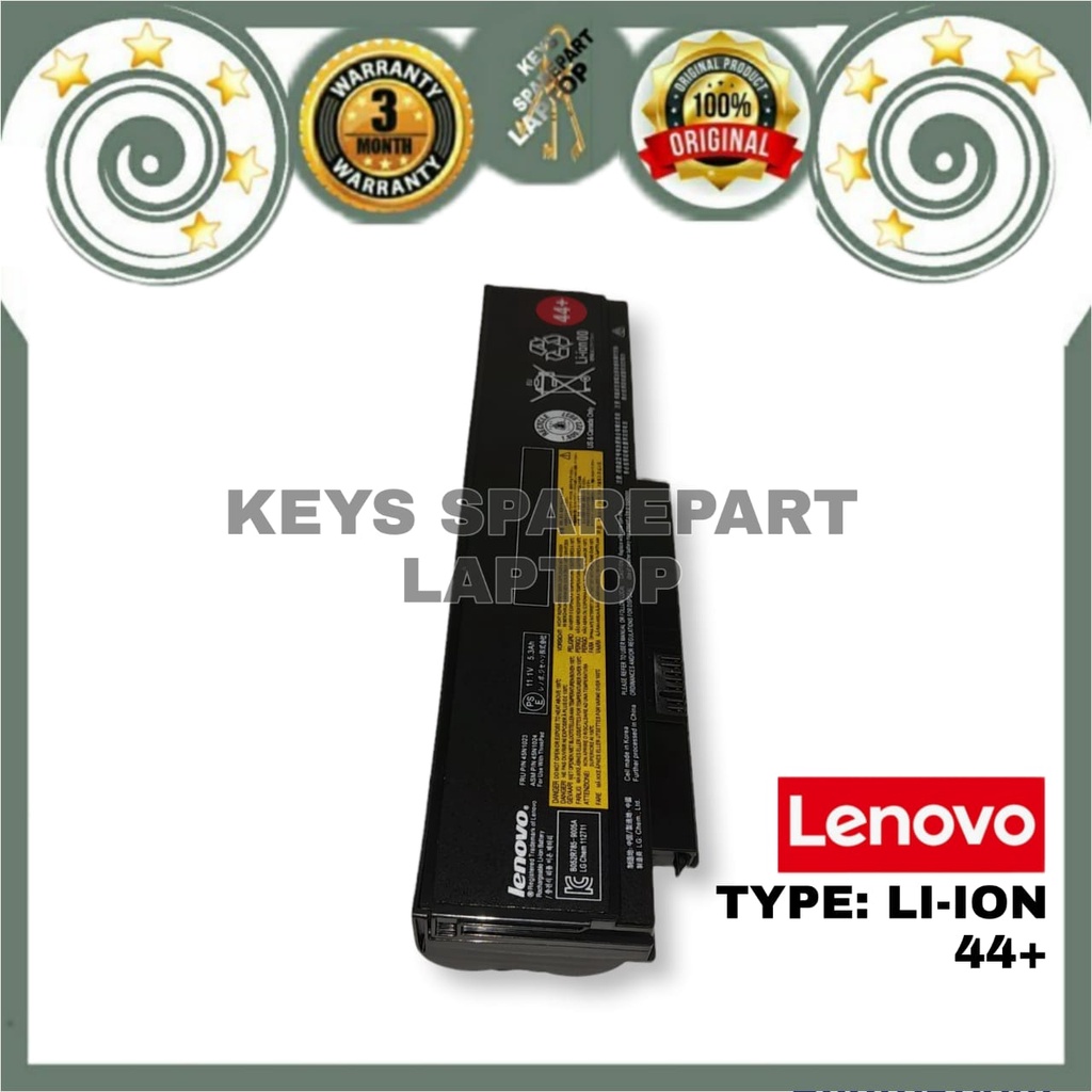 Baterai Battery Batre Laptop Original IBM Lenovo Thinkpad resmi X230 X230S X230i 45N1025 45N1027 45N1028 45N1029 44+