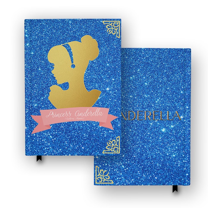 

Buku Catatan Cinderella 3 Hardcover Agenda Jurnal Notebook Custom Nama