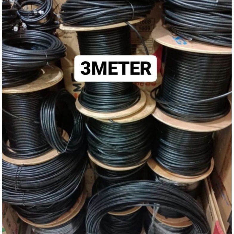 kabel antena tv rg6 3meter KABEL ANTENA COAXIAL RG6