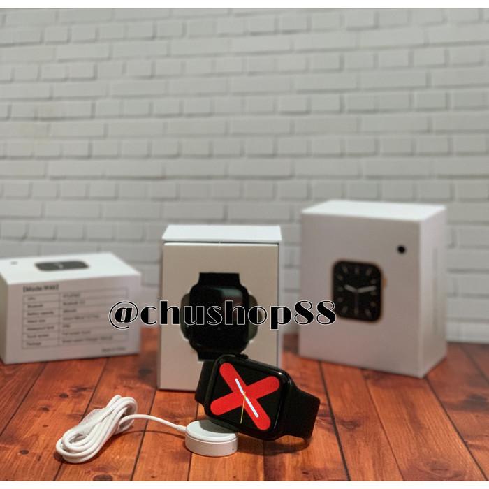 smartwatch iwo w46 wireless custom HD display 1.78 layar full