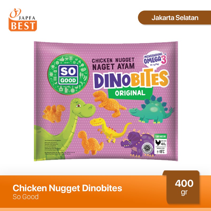So Good Nugget Ayam Dinobites 400 gr