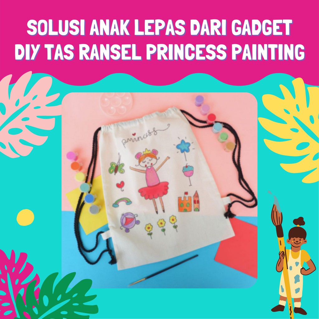 

Kado Ulang Tahun Painting Kit Totebag - Princess