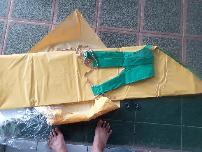 Kain Atap Untuk Tenda Cafe Ukuran 2x2m<br />/ Terpal Tutup Atap Tenda 2x2