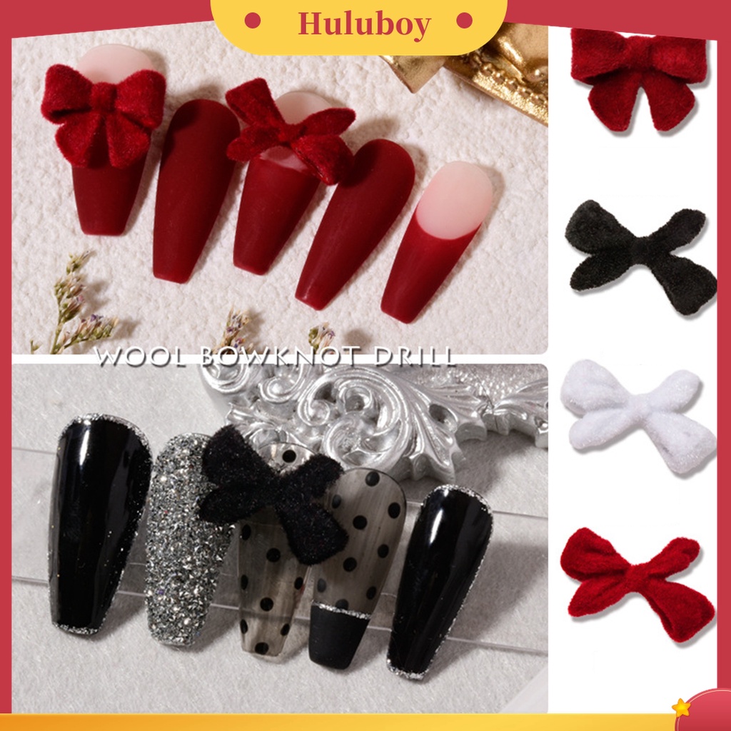 Huluboy Huluboy♡ 5pcs / Set Ornamen Ukiran Pita Anti Pudar Untuk Dekorasi Nail Art