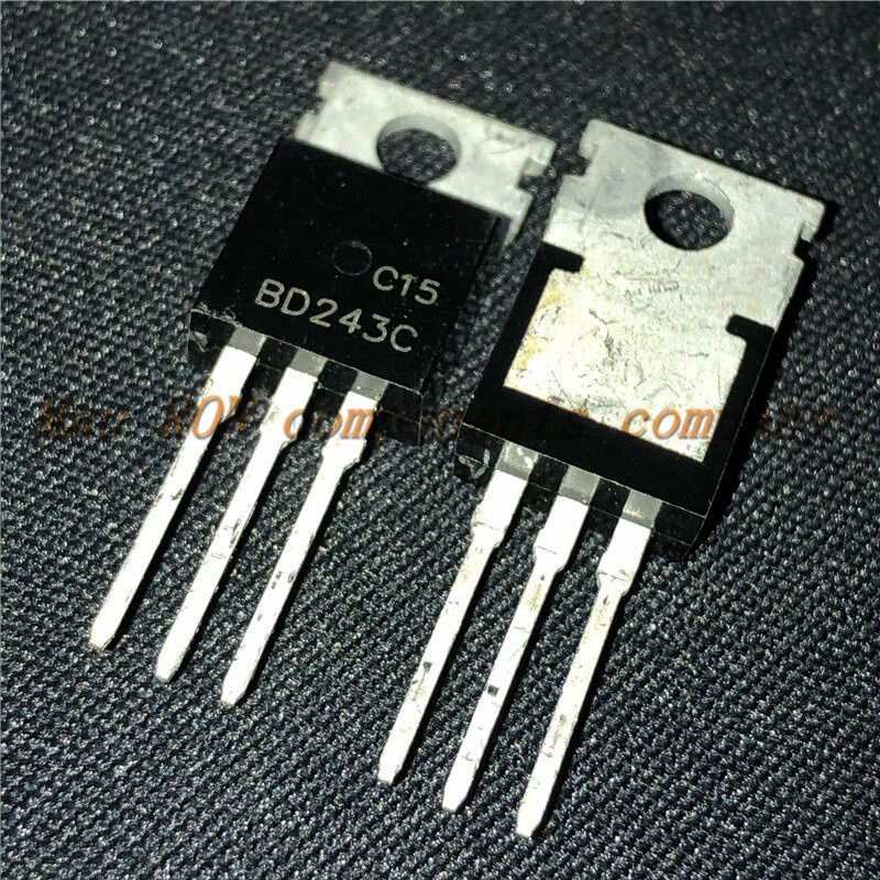 10pcs Transistor Bd243C Bd243 100v 6a To-220