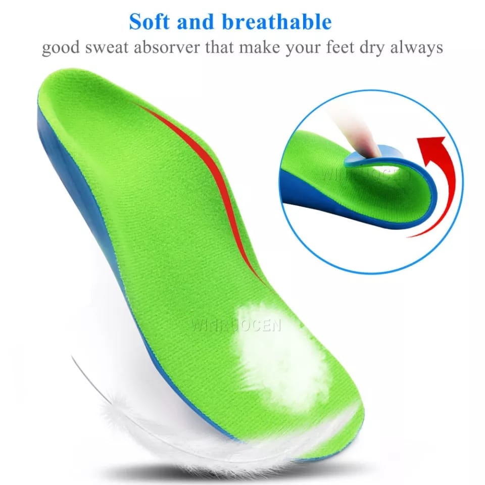 BEST QUALITY INSOLE ARCH SUPPORT ANAK ALAS SEPATU ANAK INSOLE FLAT FOOT ANAK SOL SEPATU ANAK ORTHOTIC