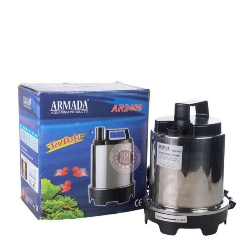 armada ar 2400 stainless pompa kolam ikan mesin kolam ikan