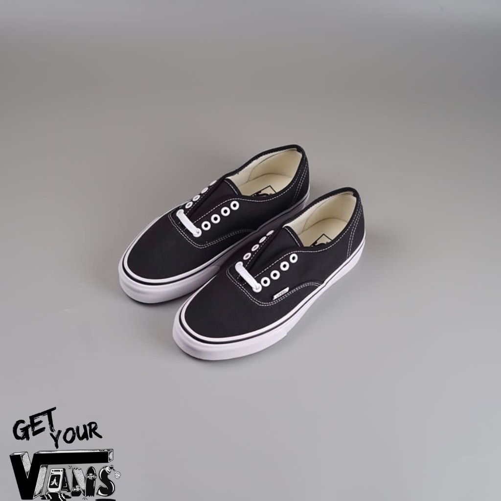 Vans Authentic Black White Classic Original 100% Bnib