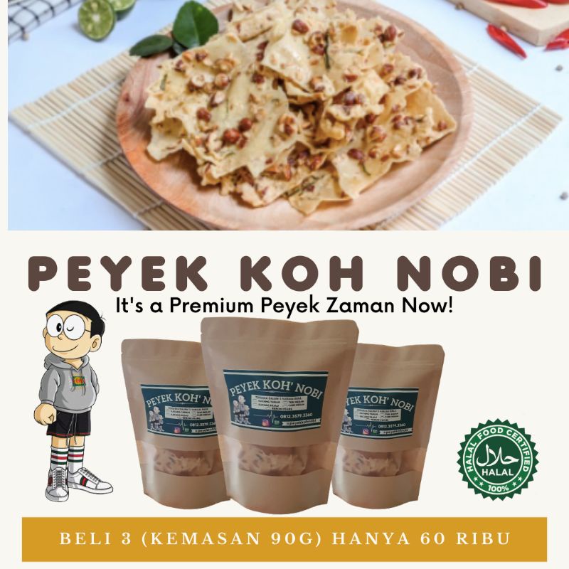 

PEYEK VIRAL KOH NOBI KEMASAN 90 GRAM BELI 3 HANYA 60 RIBU