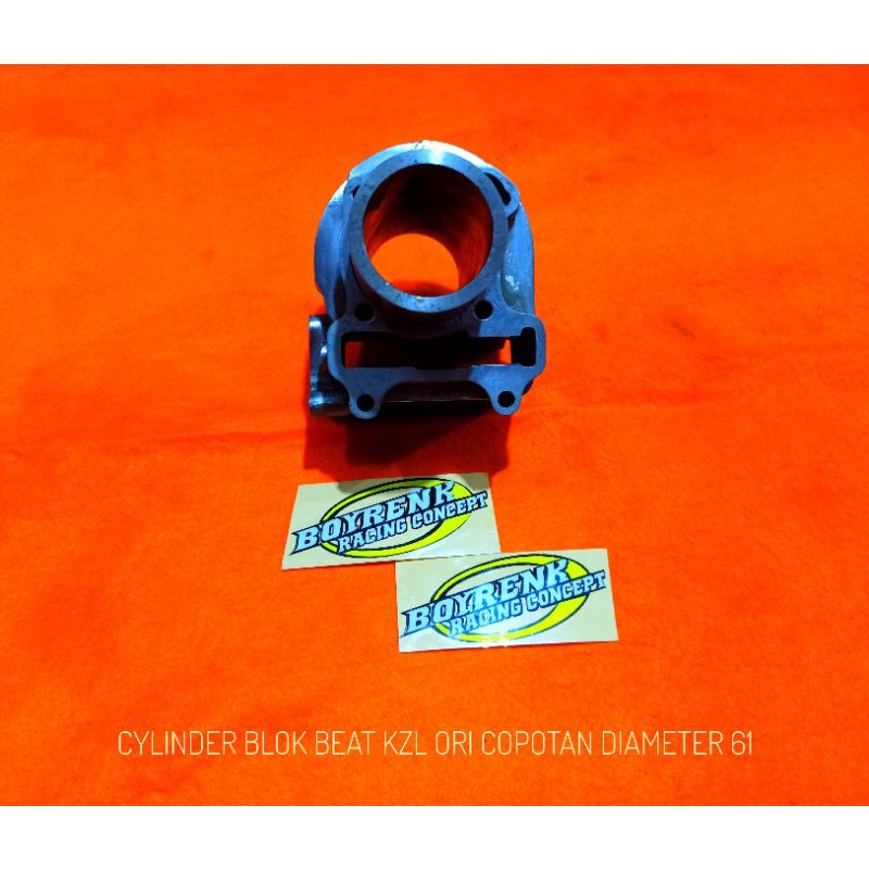 CYLINDER BLOK SEHER BEAT KZL/K44/KVY ORI COPOTAN DIAMETER 58|61|62|63|65 - BOYRENK RACING CONCEPT