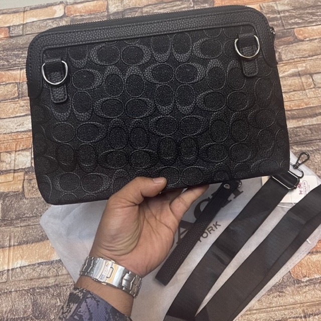 Clutch Coach Clutch Pria Wanita Handbag Multifungsi Tas Tangan Quality