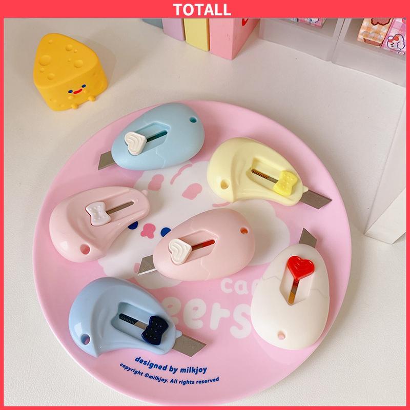 COD Cute Mini Cutter Pisau Kecil Lucu Portable Small Utility Knife Alat Perlengkapan Seni Siswa