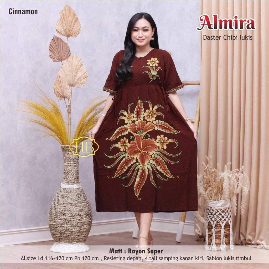 Daster Almira Chibi Lukis Busui Jumbo Murah Terbaru