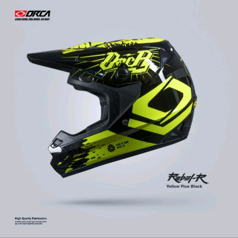 HELM RSV ORCA REBEL R YELLOW FLUO BLACK