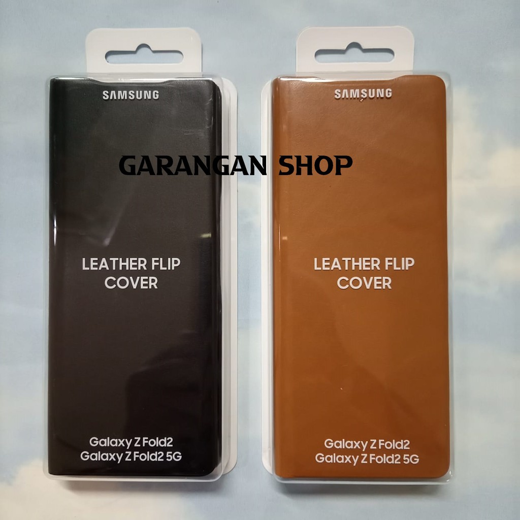 Original Samsung Z Fold2 Fold 2 Leather Flip Cover / Flip Cover Z Fold2