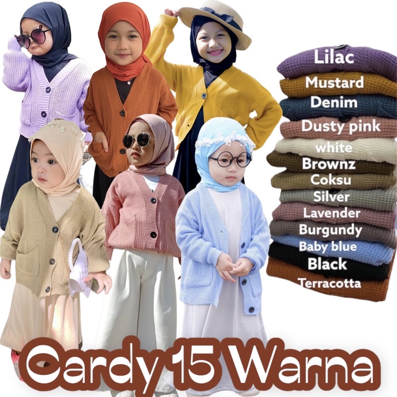 CARDY ANAK / CARDY RAJUT ANAK / KARDIGAN ANAK