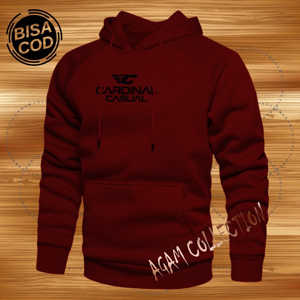 Sweater hoodie cardinal casual / jaket hoodie casual / hoodie pria wanita / jaket hoodie distro / hoodie ukuran jumbo