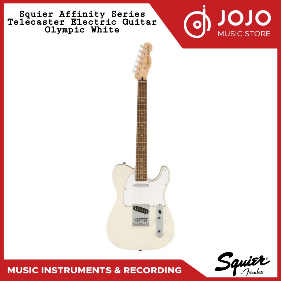 Squier Affinity Series Telecaster Electric Guitar Olympic White