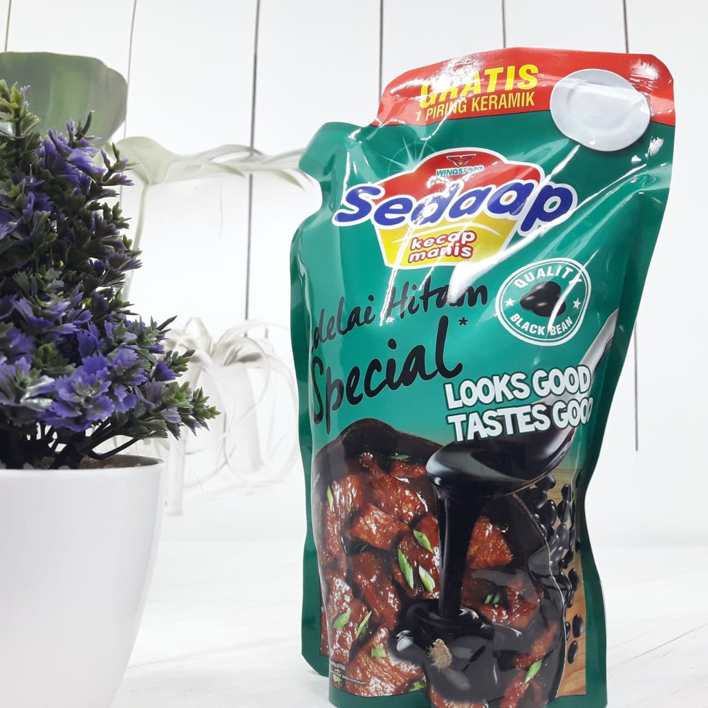 

Sedaap Kecap Kedelai Spesial Refiil Pouch 520 ml