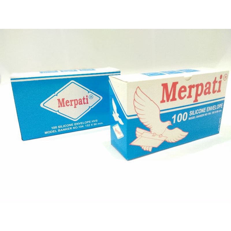 Amplop Merpati model Banker / Map Putih Merk Merpati