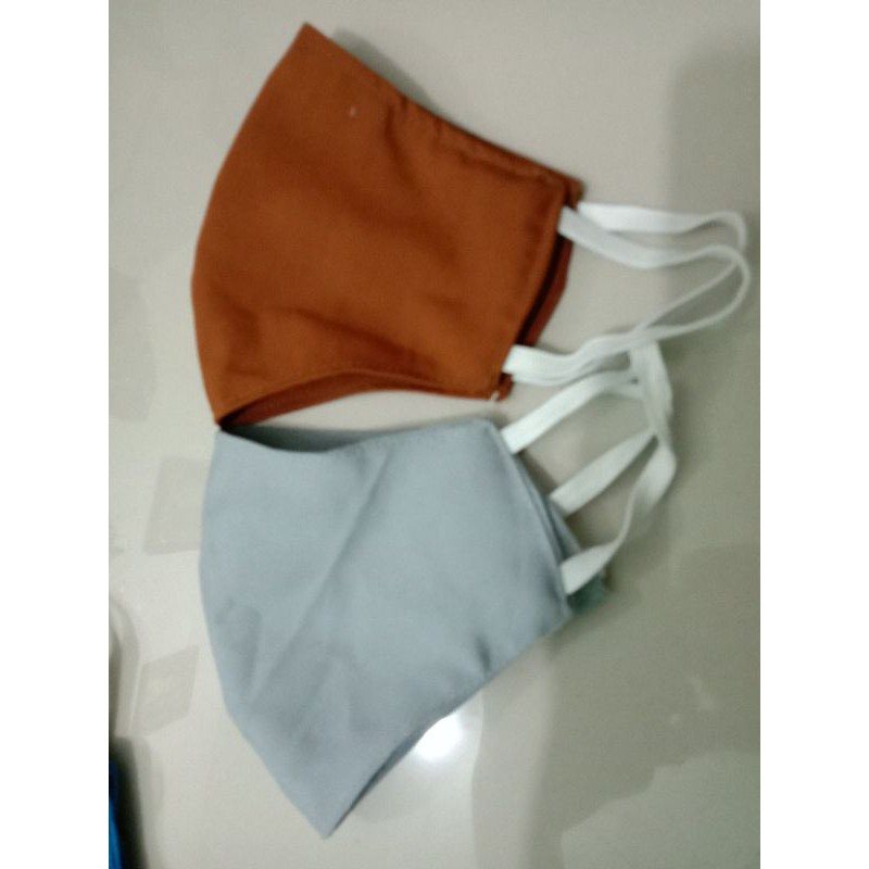 masker kain Oxford 2lapis