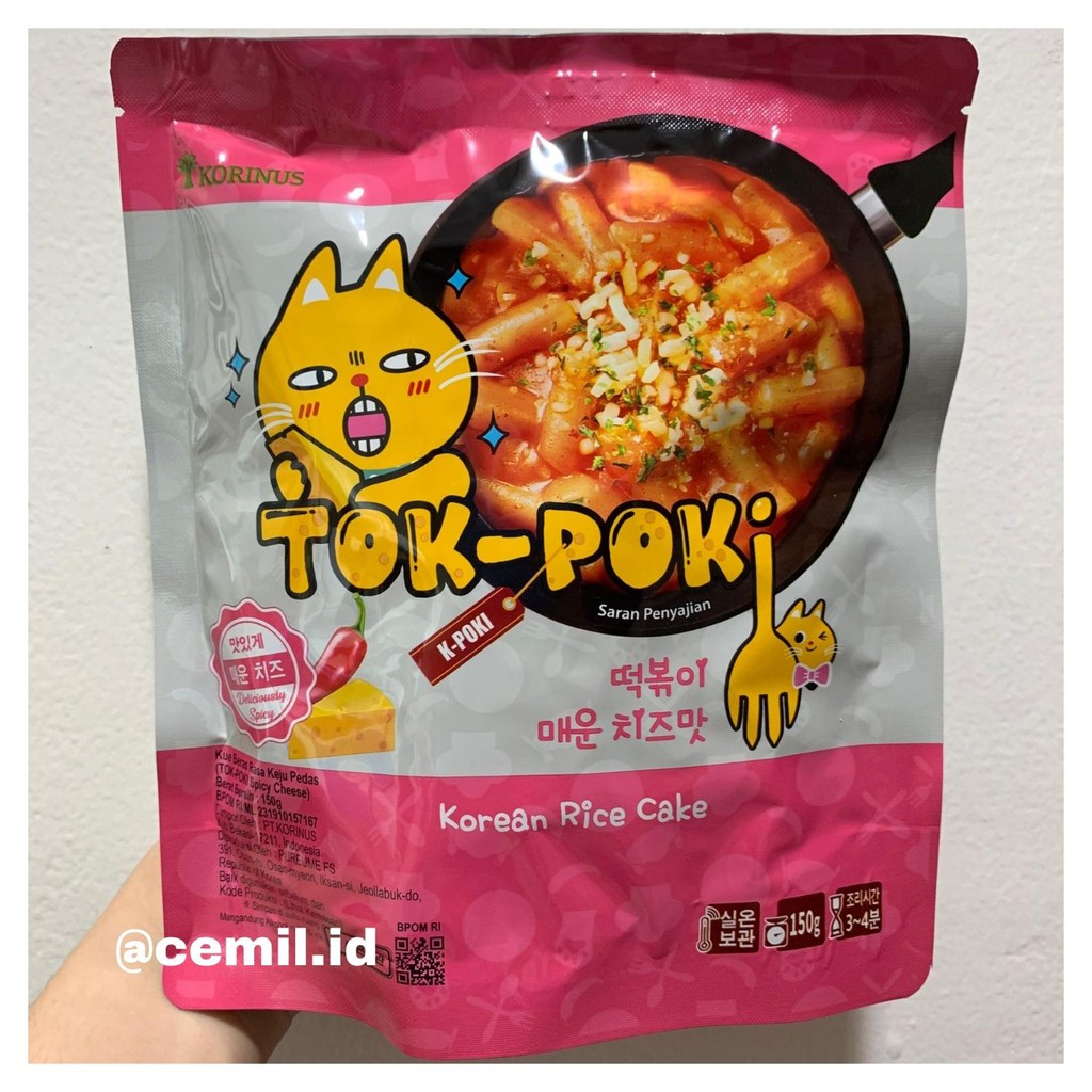 

Korinus K - Bunsik Yopokki / Tokpoki / Topokki / Tteokbokki Rasa SPICY CHEESE (Pedas Asin Keju)