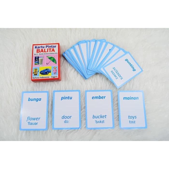 Flashcard Kartu Pintar Balita Seri 2 Murah