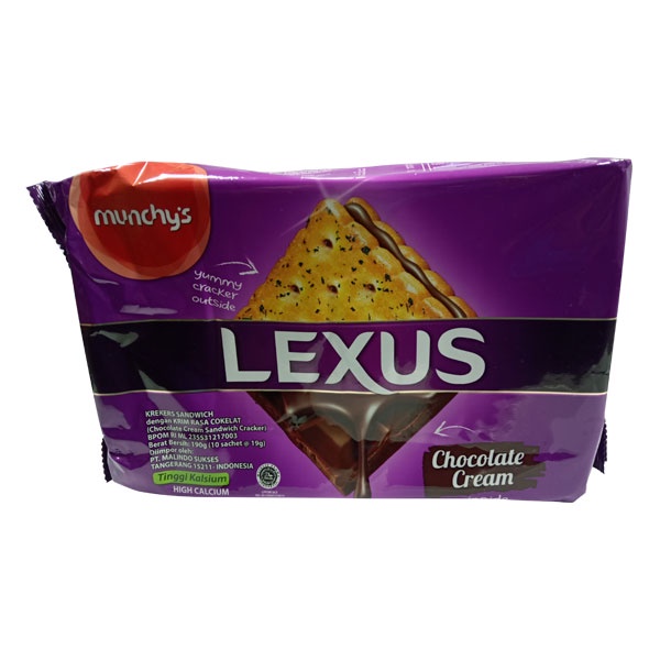 

LEXUS CHOCOLATE CRACKERS 190 GR