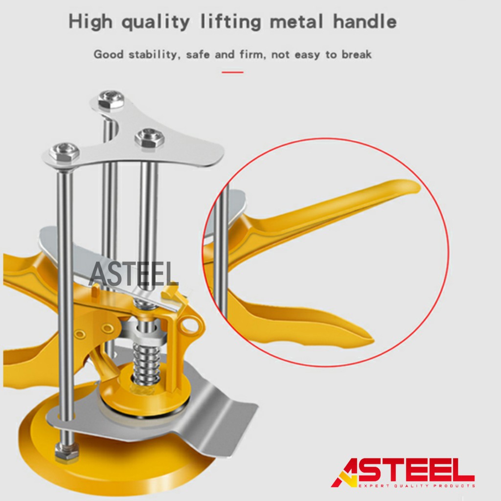 ASTEEL Alat dongkrak keramik granit dinding tile locator wall pengatur pengukur penyangga tinggi pasang keramik granit multifungsi