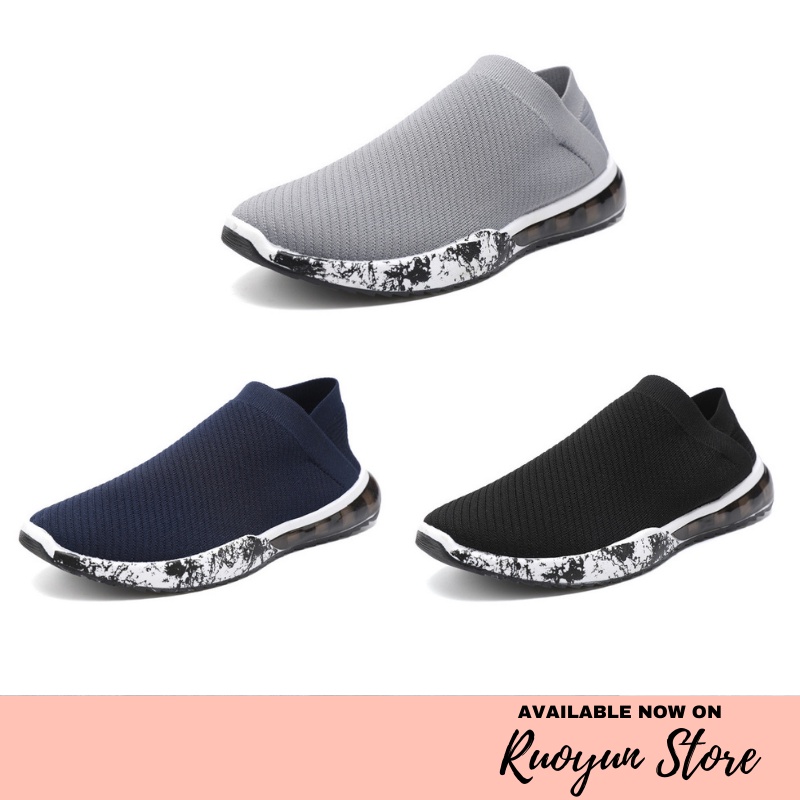 RYX - Mesh Slide Sepatu Slip-On Fashion Casual (NO BOX) - Ori Import