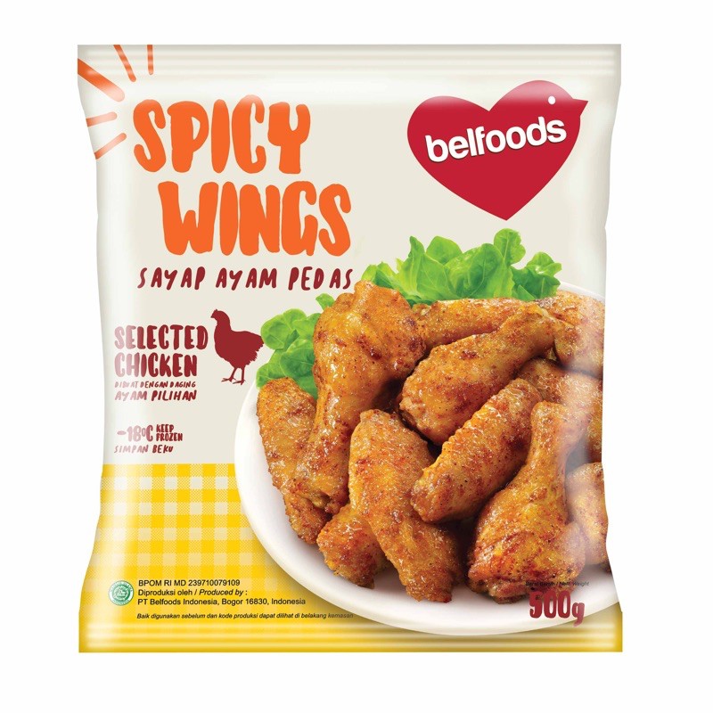 Belfoods Favorite Spicy Wings 500gr