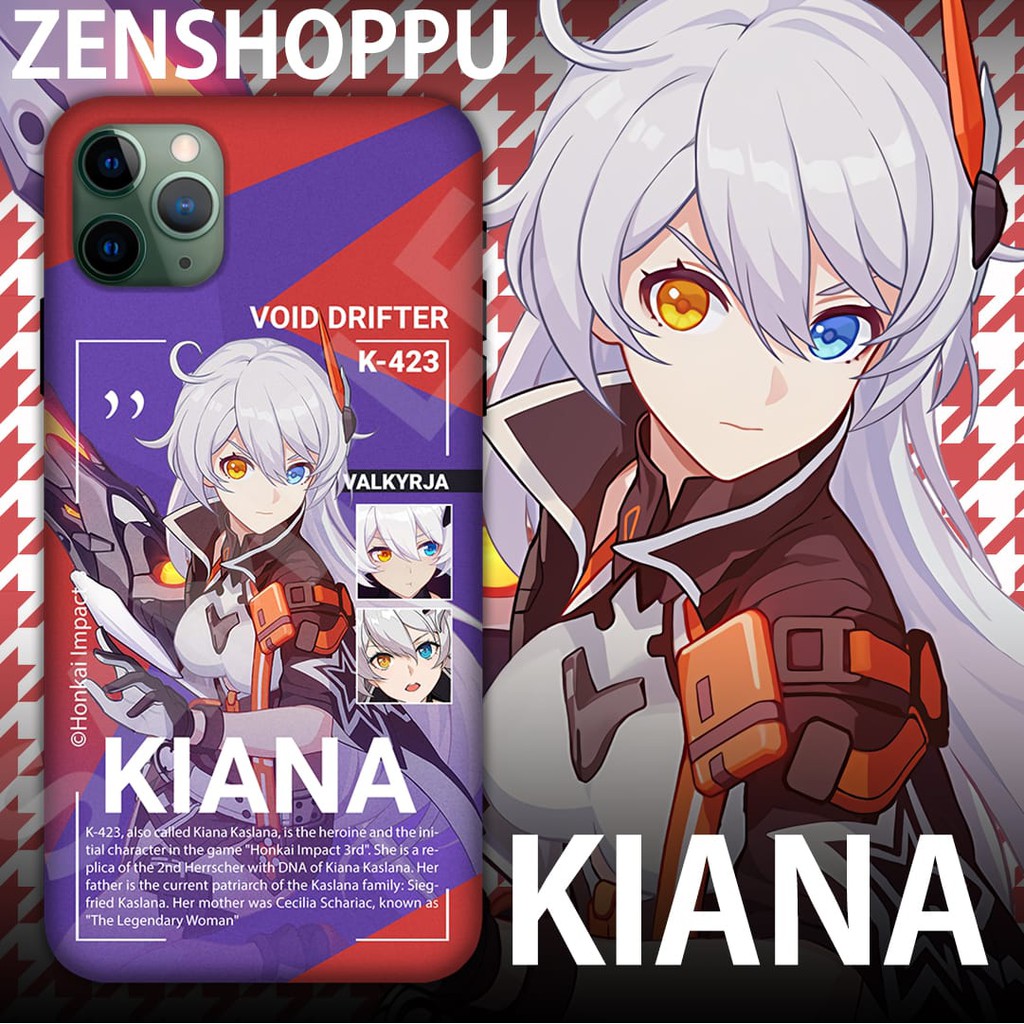 Kiana Kaslana Honkai Impact - Custom Ver. Phone Case