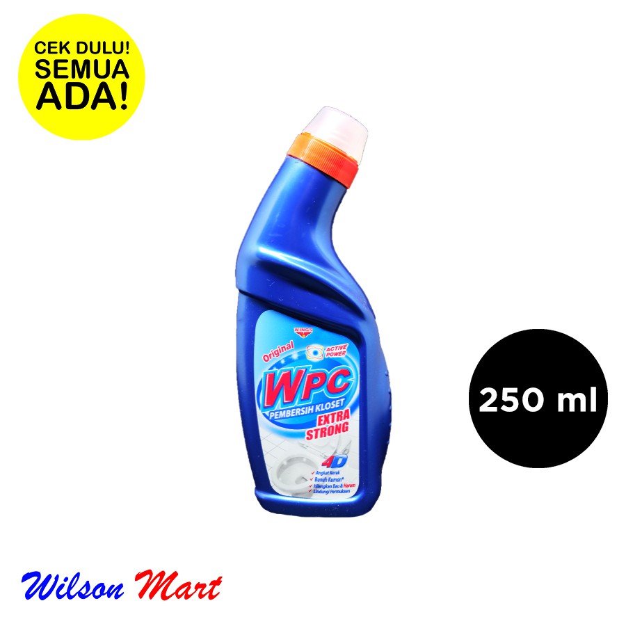 WPC PEMBERSIH KLOSET EXTRA STRONG ORIGINAL BIRU TUA 250 ML BOTOL