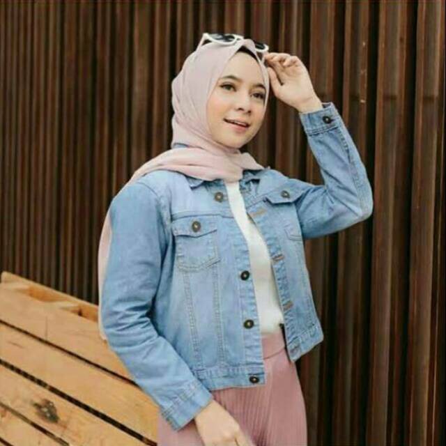 COD AFNIA JAKET | JACKET JEANS | JACKET JEANS WASH | JAKET WANITA