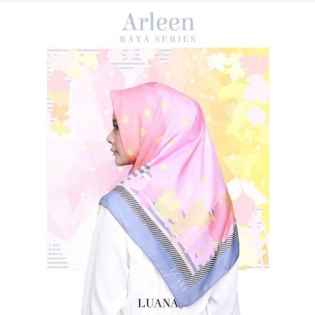 Preloved Arleen Luana Hijab Printed