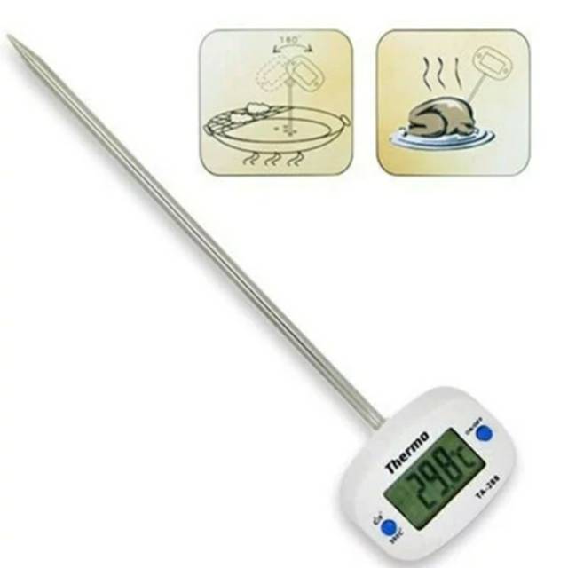 THERMOMETER MASAK DIGITAL PENGUKUR SUHU PANAS MINYAK GORENG MAKANAN MINUMAN THERMOMETER SERBAGUNA