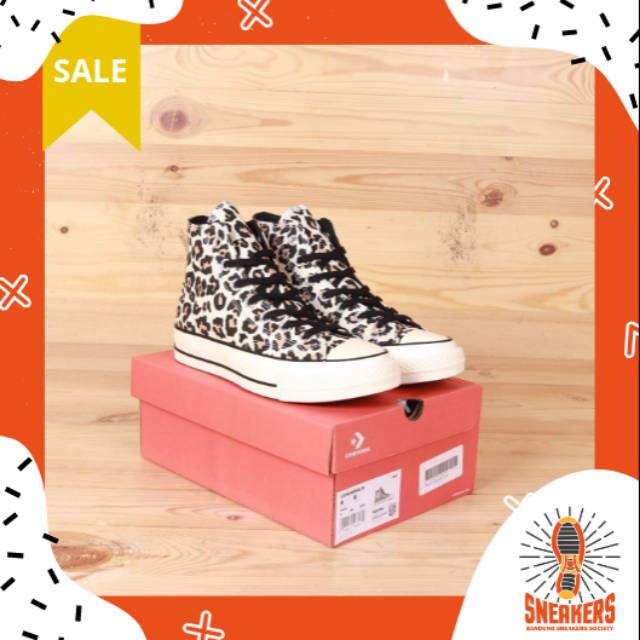 [PREMIUM] CONVERSE 70S LEOPARD SEPATU SNEAKERS PRIA KETS GRADE ORIGINAL SANTAI KASUAL COWOK MURAH