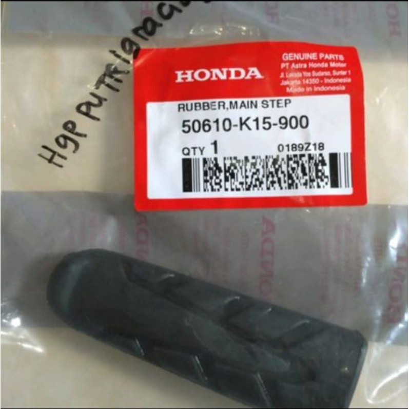 50610-K15-900 karet pustep depan cb 150 old cb 150 r non led