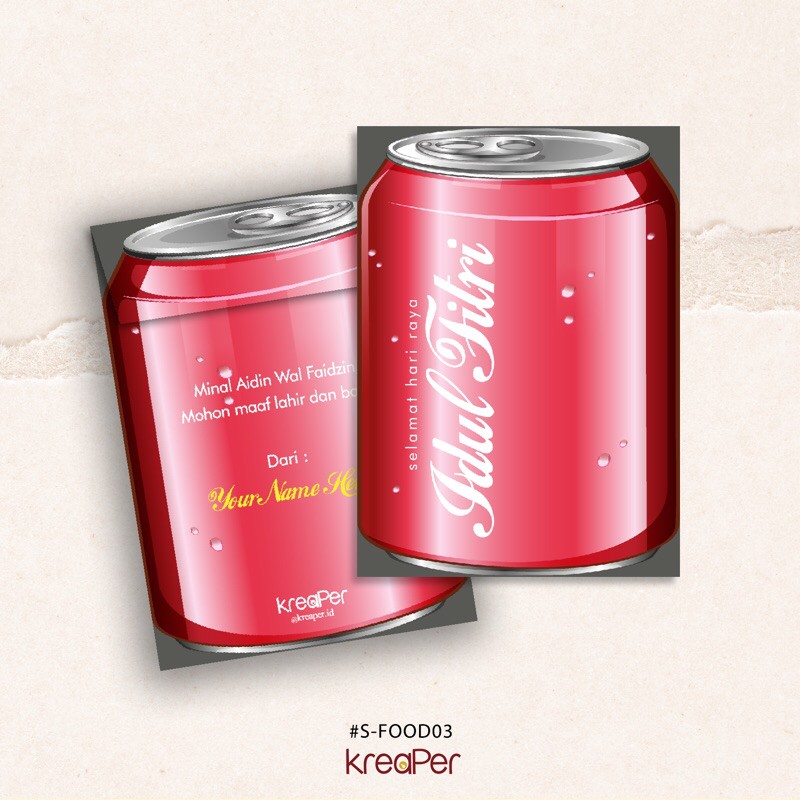 

AMPLOP LEBARAN IDUL FITRI 2021 SMALL (Kode: S-FOOD03) COKE