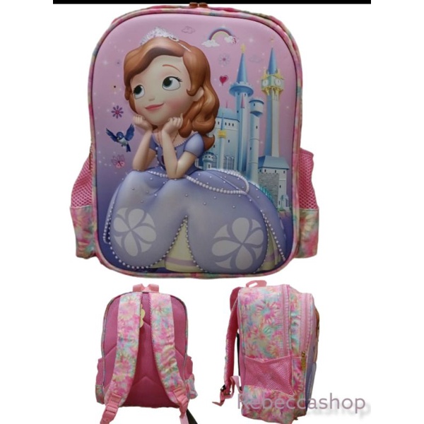 R011- TAS SEKOLAH SD TAS RANSEL ANAK PEREMPUAN TAS TIMBUL IMPORT 100%