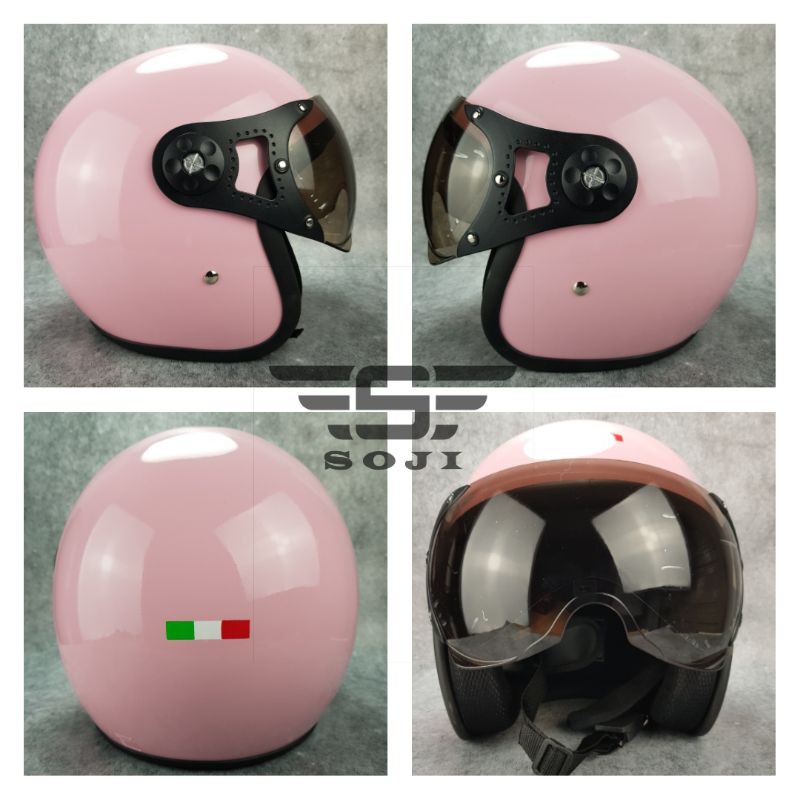Helm Pilot Italy Soji pink