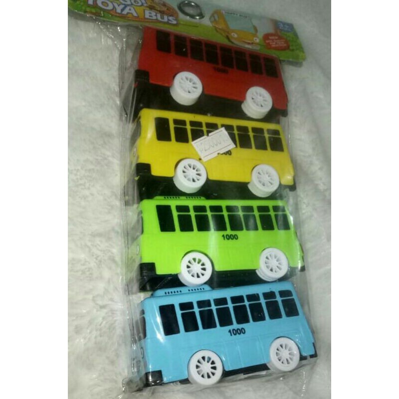 Mainan Anak mobil tayo murah isi 4pcs/ Mainan mini bus tayo