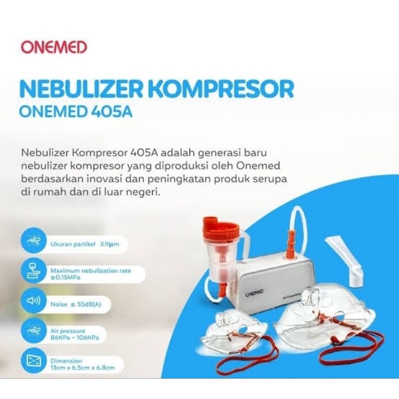 Nebulizer kompresor Onemed 405 A / Nebulizer Onemed 405 A / Nebulizer portable