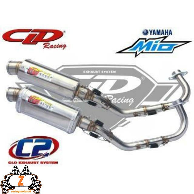 Knalpot Mio Nouvo CLD Racing C2 Bulat/Oval