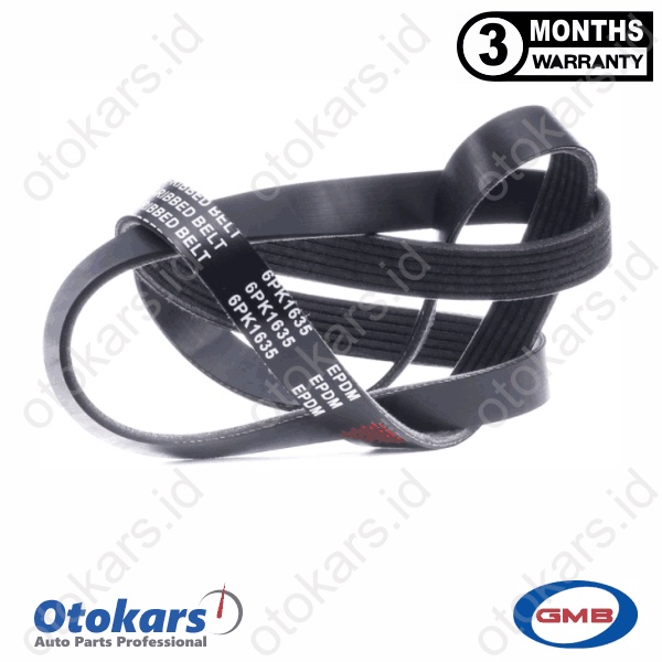 Jual Fan Belt V Belt BMW E87 (GMB GPK 6PK1635) Indonesia