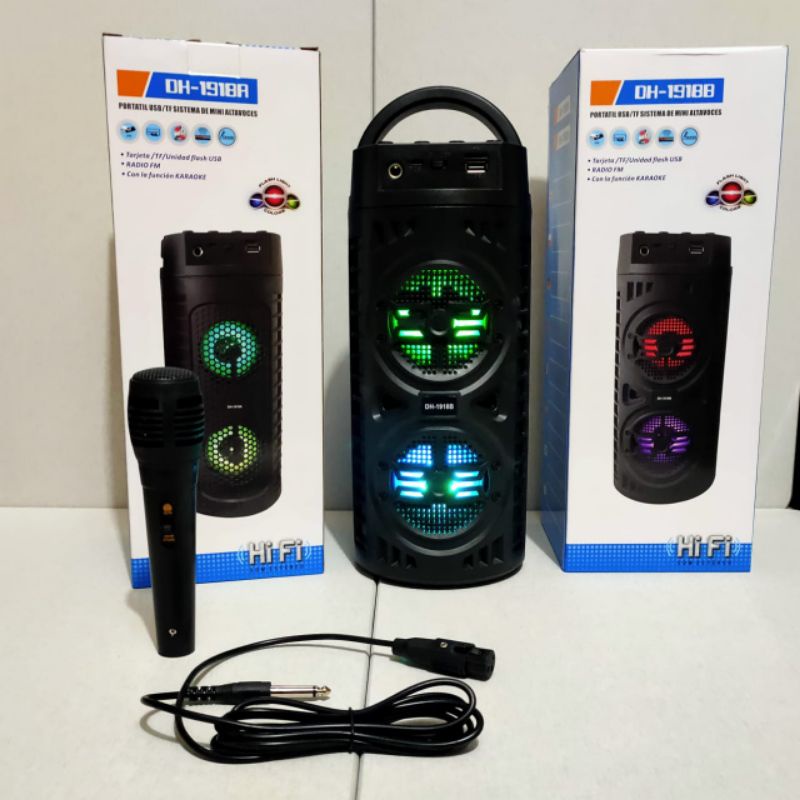 DH-1918B speaker bluetooth + mic karaoke DH-1918B speaker karaoke