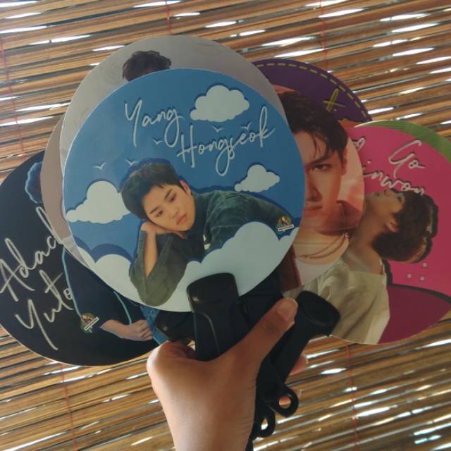 Custom Handfan, Kipas Tangan KAKU 15 CM (Souvenir/ Seminar Kit/ Konser Kit/ KPOP/ JPOP/ dll)